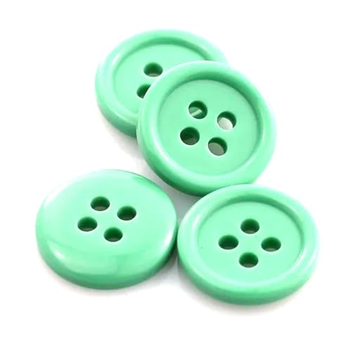20 Stück runde Harzknöpfe, 15–25 mm, winzige Größe, zum Nähen von Kleidung, Scrapbooking, Kleidungsdekoration, DIY,Farbe A,20 mm von Puasny