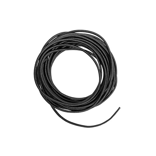 ​​3/4/5/6 mm elastisches Seil, Bungee-Schnur zum Nähen, für Kleidungsstücke, Bastelarbeiten, DIY-Zubehör​​,Schwarz,3 mm - 10 Meter von Puasny