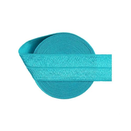 ​​45,7/91,4 m, 25 mm, Spandex-Satin, umschlagbares Gummiband für Stirnbänder, Kleidernähen,Stil T,50 Yards von Puasny