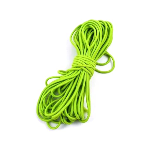 5/10 Meter 5 mm Gummiband für Hosenbund, Kleidungs-Nähzubehör,Fruchtgrün,10 Meter von Puasny