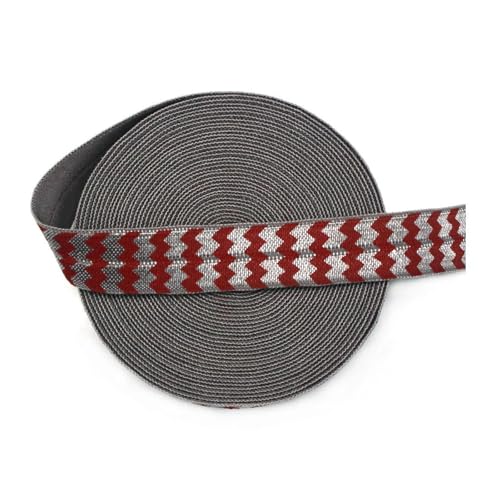 5/10 Yards 15 mm Leopardenmuster-Umschlaggummiband für Stirnband-Nähbesatz,Stil 5,10 Yards von Puasny