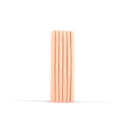 Puasny ​​5/10/20 Meter 3/5 mm Gummiband für Dekoration, Nähzubehör​​,Aprikose,3 mm - 5 Meter von Puasny