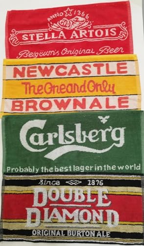 Pub Paraphernalia Set of 4 Assorted Bar Towels - Ales by Pub Paraphernalia von Pub Paraphernalia