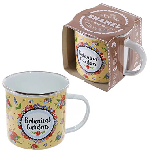 Emaillierte Tasse "Botanischer Garten" von Puckator von Puckator