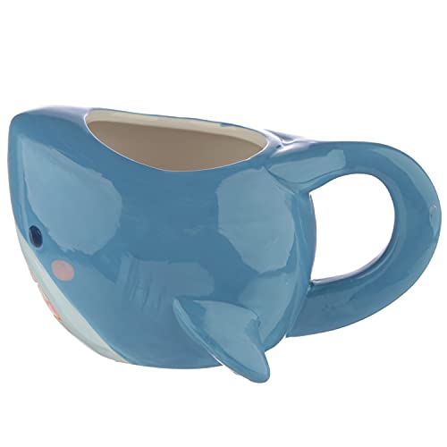 Fun Collectable Shark Head Ceramic Mug [UK-Import] von Puckator