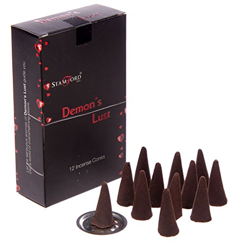 Grindstore Schwarze Räucherkegel Geschenkpackung Stamford - Demon's Lust von Puckator