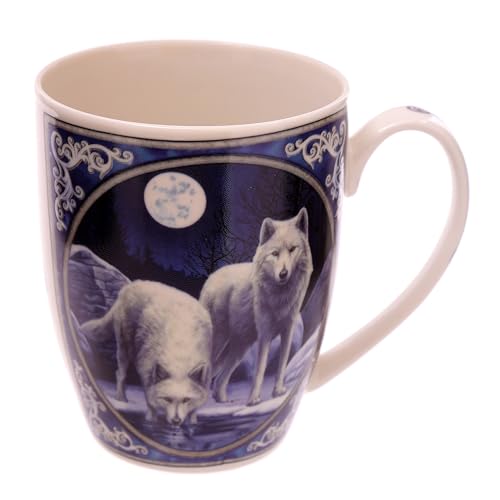 Puckator Lisa Parker Winter Krieger Wolf Tasse aus Porzellan von Puckator