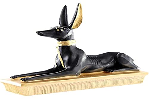Anubis liegend schwarz gold Ägypten Altägypten Dekofigur Höhe ca. 17,5 cm von Puckator