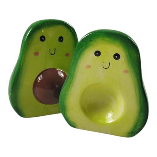 Puckator Avocado Salz- und Pfefferstreuer Set aus Keramik von Puckator