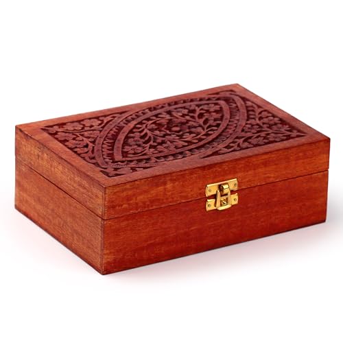 Puckator - Box aus Mangoholz für ätherische Öle (für 24 Flaschen) von Puckator