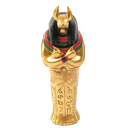 Puckator ES23 Figurine Sarcophage Anubis et Momie Or/Noir von Puckator