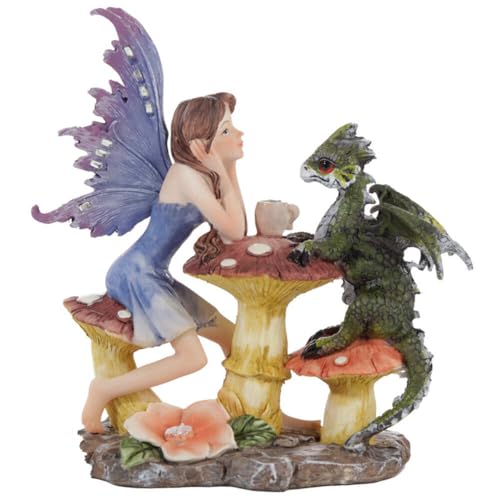 Puckator Figur Waldfee - Drache mit Tee von Puckator