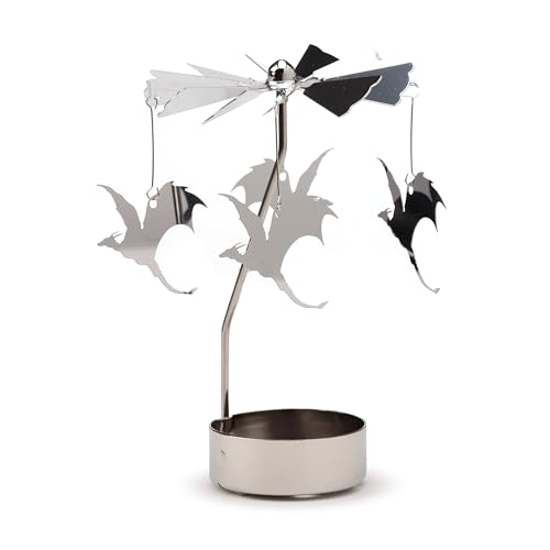 Puckator Flying Dragons Drehbares Karussell drehender Teelichthalter – Wohnzimmer-Zubehör – Drachenmotiv – Heimdekoration – Ornamente – Kerzenhalter – Tischdekoration Puckator Flying Dragons Drehbares Karussell drehender Teelichthalter – Wohnzimmer-Zubehör – Drachenmotiv – Heimdekoration – Ornamente – Kerzenhalter – Tischdekoration von Puckator