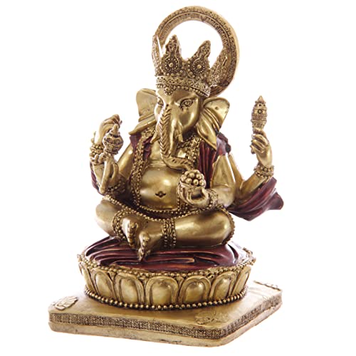 Puckator GAN06 Dekofigur Ganesh, Rot, 14 cm von Puckator