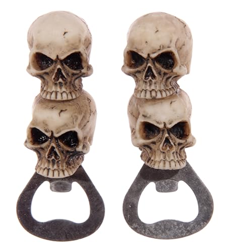 Puckator Gruseliger Totenkopf Flaschenöffner, Metall, gemischt, Height 9.5cm Width 3.5cm Depth 4cm Puckator Gruseliger Totenkopf Flaschenöffner, Metall, gemischt, Height 9.5cm Width 3.5cm Depth 4cm von Puckator