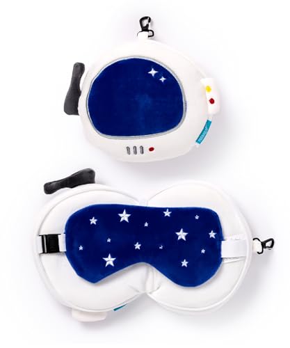 Puckator Relaxeazzz Plüsch Space Cadet Weltraum Astronaut Reisekissen & Schlafmaske von Puckator