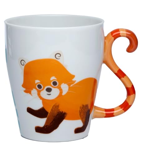 Puckator Roter Panda Zooniverse Schwanz geformter Henkel Tasse aus Porzellan Puckator Roter Panda Zooniverse Schwanz geformter Henkel Tasse aus Porzellan von Puckator