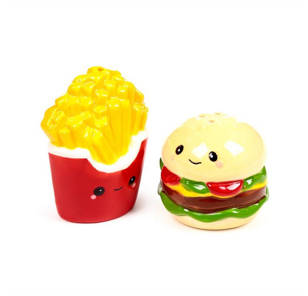 Puckator Salz- / Pfefferstreuer Keramik, (Set, 2-tlg), Taco, Burger, Avocado, Bubble Tea, Kürbis, Gonk, London Icons von Puckator
