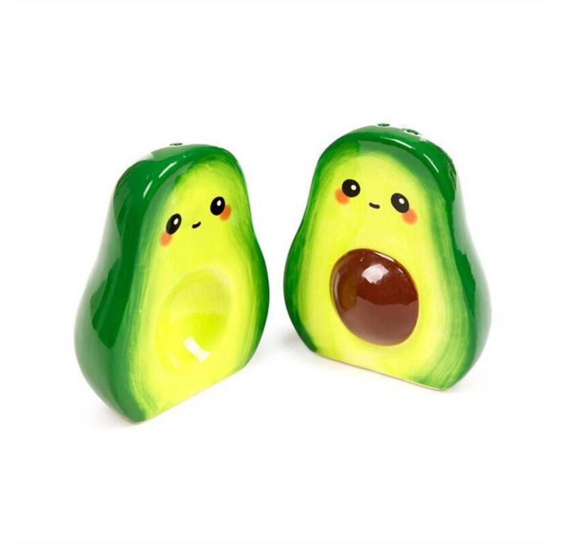 Puckator Salz- / Pfefferstreuer Keramik, (Set, 2-tlg), Taco, Burger, Avocado, Bubble Tea, Kürbis, Gonk, London Icons von Puckator