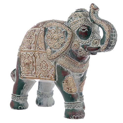 Puckator Small Decorative Türkis und Gold Elephant ELE18 von Puckator