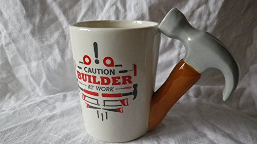 Puckator Tasse Becher Kaffeebecher Teetasse 350 ml Hammergriff Heimwerker Handwerker von Puckator