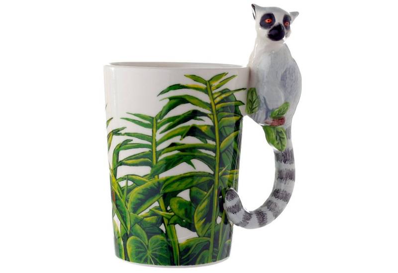 Puckator Tasse Lemur Tasse mit 3D Henkel Becher Katta von Puckator