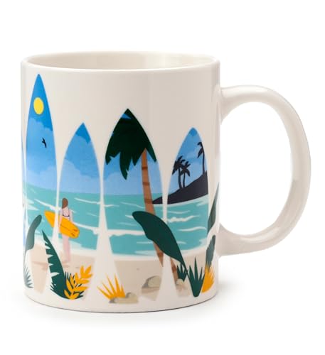 Puckator Tasse aus Porzellan – The Waves are Calling – Volkswagen T1 von Puckator