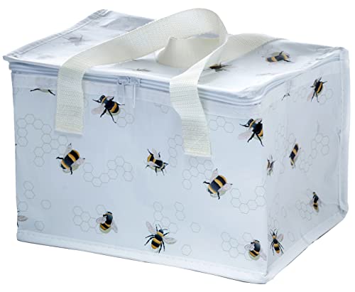 Puckator The Nectar Meadows Bees Bienen Recycelte Plastikflaschen RPET Kühltasche Picknicktasche von Puckator