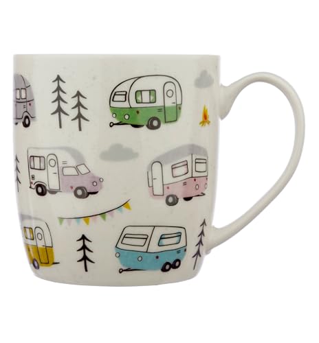 Puckator Wildwood Wohnwagen Tasse aus Porzellan von Puckator