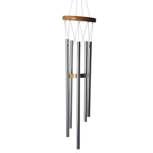 Puckator Wooden Wind Chime with Metal Tubes 77cm von Puckator
