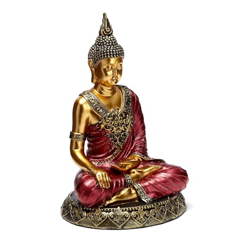 Red & Gold Thai Buddha Contemplation von Puckator