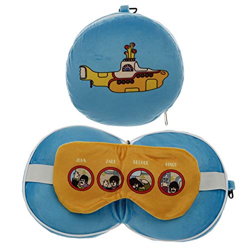 Relaxeazzz Yellow Submarine Reisekissen & Augenmaske von Puckator
