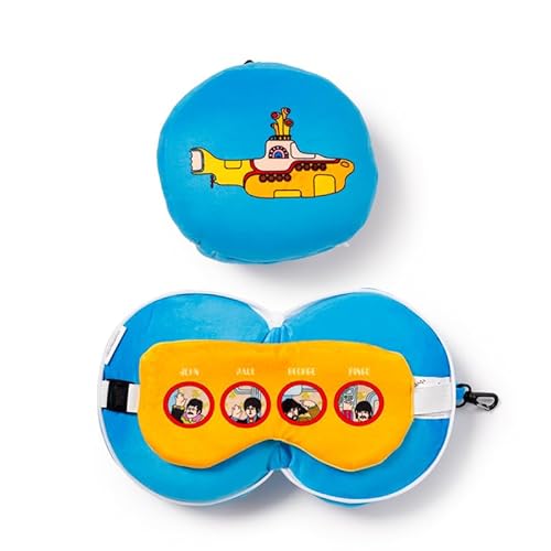 Relaxeazzz Yellow Submarine Reisekissen & Augenmaske von Puckator