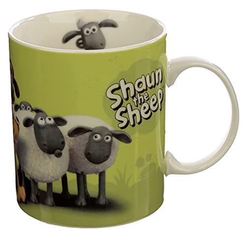 Shaun das Schaf Tasse Porzellan Tasse - grün von Puckator