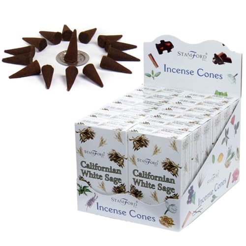 Stamford Hex Incense Cones - Californian White Sage INC527 von Puckator