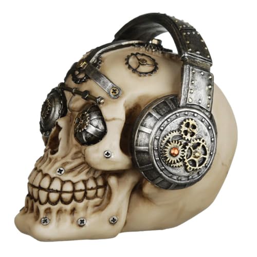 Steampunk Style Skull with Headphones von Puckator