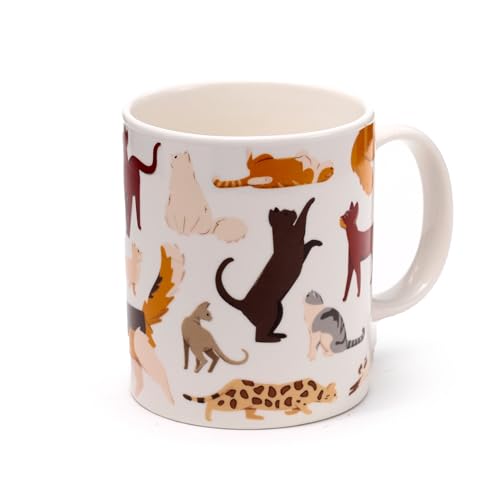Tasse aus Porzellan – Feline Fine Chats von Puckator
