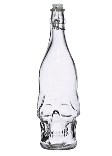 Tischkaraffe aus Glas – Totenkopf-Form von Puckator