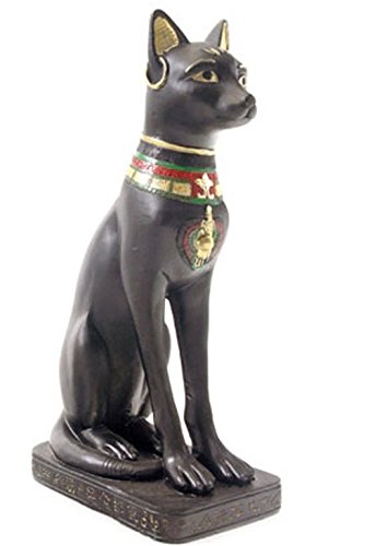 eg99b Ägyptische Bastet Katze handgemachte Modell B 20 cm schwarz von Puckator