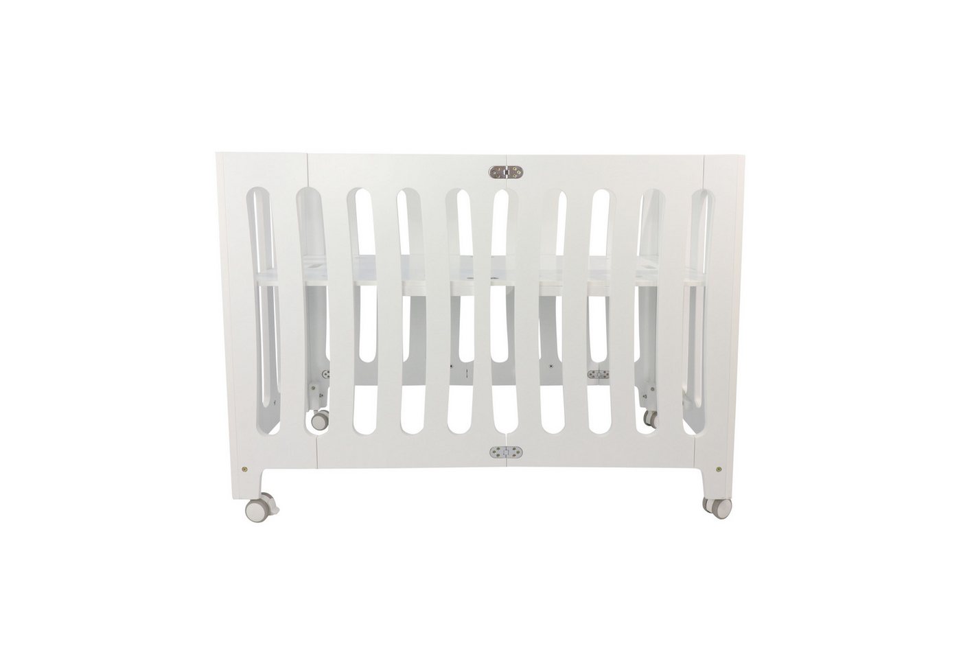 Puckdaddy GmbH Babybett Babybett Henry 120x60 cm in Weiß mit Klappfunktion von Puckdaddy GmbH