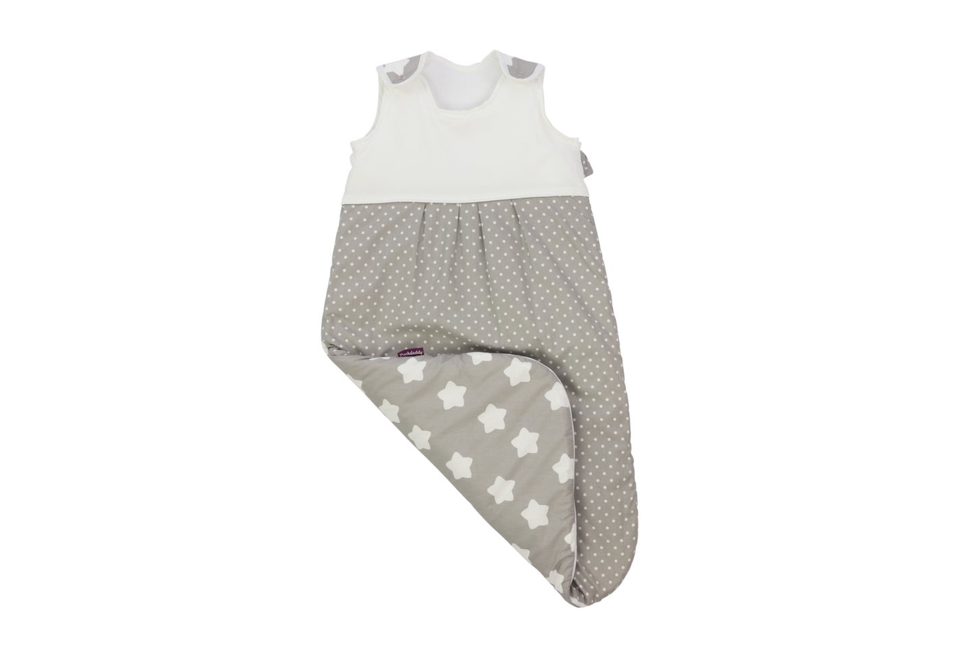 Puckdaddy GmbH Babyschlafsack Inga (90cm), 100% Baumwolle, mit Punkte-Muster von Puckdaddy GmbH