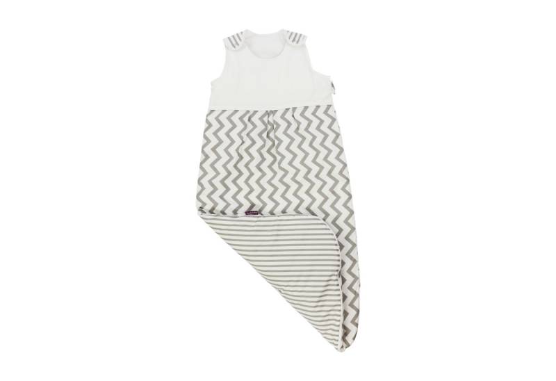 Puckdaddy GmbH Babyschlafsack Svea (90cm), 100% Baumwolle, mit Chevron-Muster von Puckdaddy GmbH