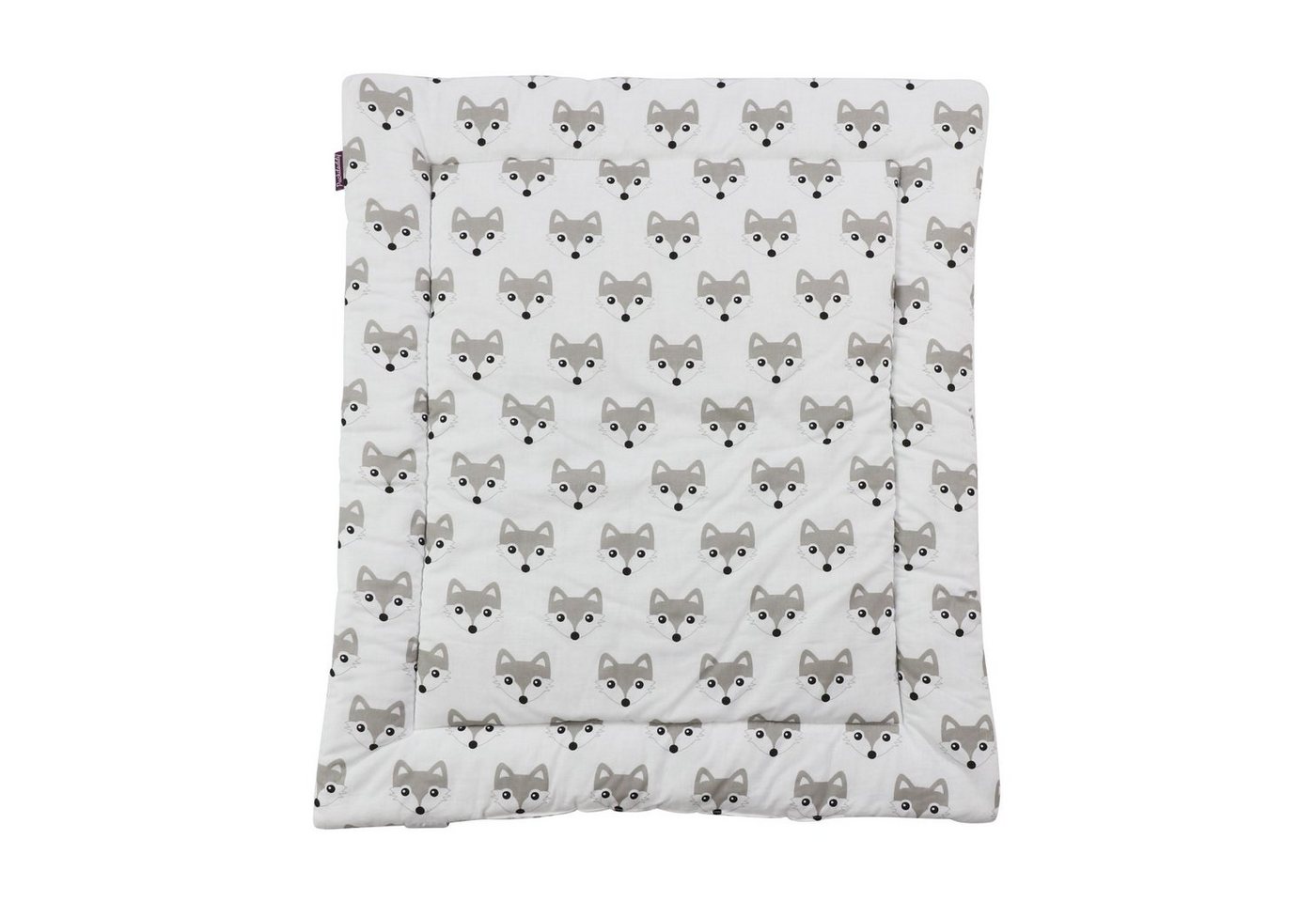 Puckdaddy GmbH Wickelauflage Foxi 65x75cm mit Füchse-Muster in Weiß (1x Wickelauflage) von Puckdaddy GmbH