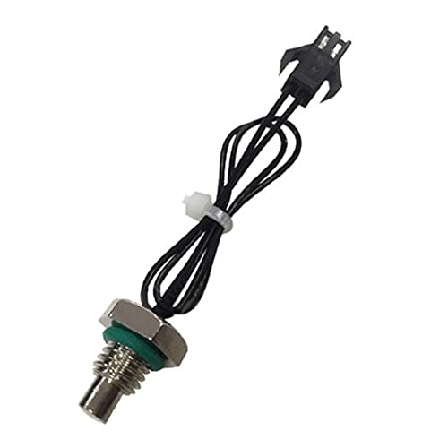 Puco NTC Thermistor Temperatursensor M8 Gewinde Arbeitstemperatur 60 ℃ Leitungslänge 15 cm SM-2Y Wandmontierte Rohrklemme Typ Temperatursensor M8 Gewinde von Puco