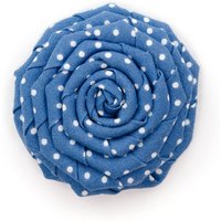 Jeansstoff Polka Dot - Blume von PuddleJumperPups