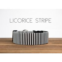 Lakritze Stripe - Hundehalsband von PuddleJumperPups