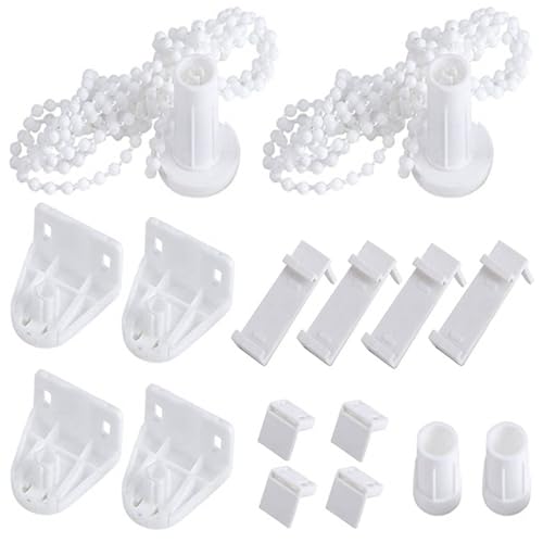 2 Set Rollo Halterung Fenster Ersatzteile Rollo Klemmfix 17mm Ohne Bohren Doppelrollo Rollo Klemmfix Klemmträger Halterung für Verdunkelungsrollo Seitenzugrollo von Puedno