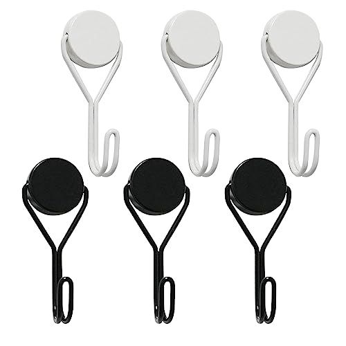 Puedno 6 Stück Magnethaken Extra Stark 20mm Neodym Magnet Haken Drehbar hält 13KG Super Starker Magnet Haken Mit Haken für Küche Decke, Büro Kühlschränke Grill Puedno 6 Stück Magnethaken Extra Stark 20mm Neodym Magnet Haken Drehbar hält 13KG Super Starker Magnet Haken Mit Haken für Küche Decke, Büro Kühlschränke Grill von Puedno