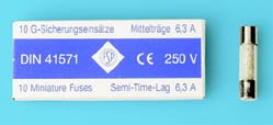 G-Feinsich. 5x20mm, 10, 0A MT. 250V von Püschel Elektrotechnik GmbH