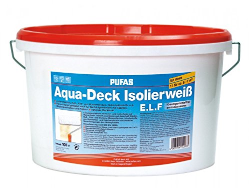 PUFAS Aqua-Deck Isolierweiß E.L.F. 10 Liter von PUFAS